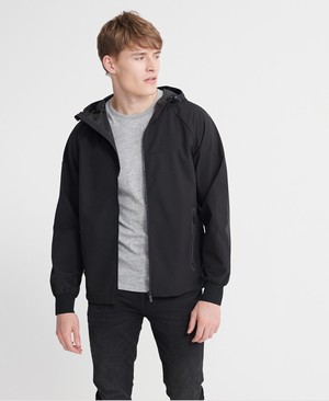 Superdry Echo Beach Cagoule Férfi Kabát Fekete | TOEFG3612